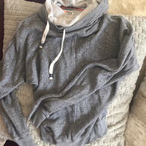 TNA Cowl hoodie in grey